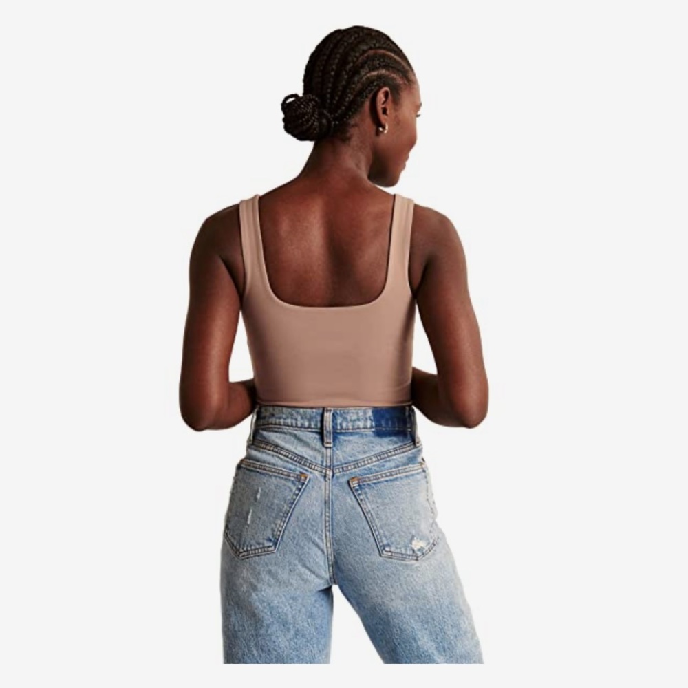 Abercrombie Double-Layered Seamless Fabric Corset Bodysuit - Picture 2 of 4